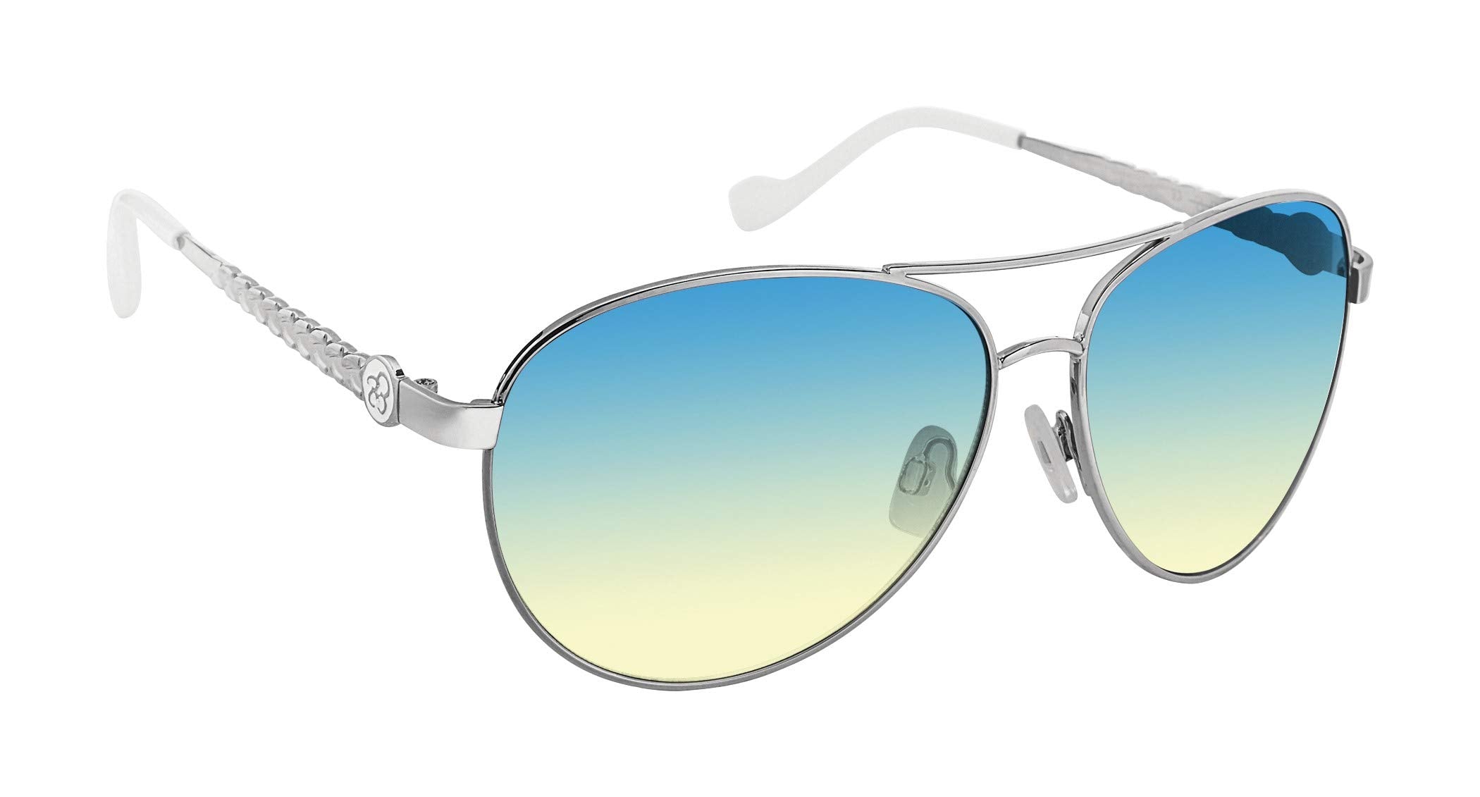 Jessica Simpson Women's Classic, Elegant, and Metal Aviator Pilot Sunglasses UV400 Protection