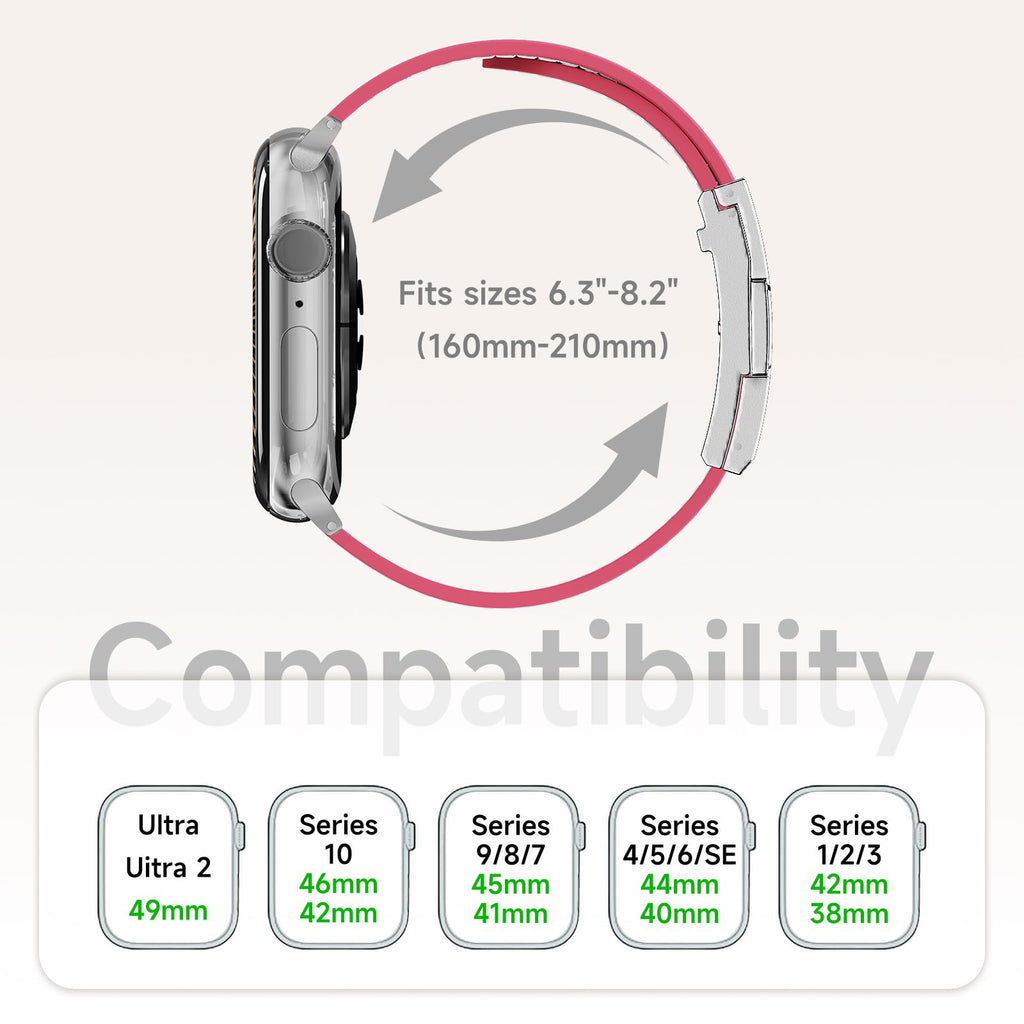 Designer Leather Band Compatible with Apple Watch 49mm46mm45mm44mm42mm41mm 40mm38mm for Women,Magnetic Buckle Replacement Strap for iWatch Ultra 3/2 /1 SE 3/2/1 Series 11/10/9/8/7/6/5/4/3/2/1