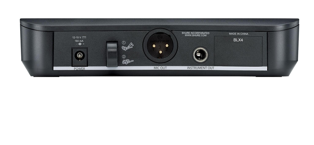 Shure BLX14/CVL UHF Wireless Microphone System - Perfect for Interviews, Presentations, Theater - 14-Hour Battery Life, 300 ft Range | Includes CVL Lavalier Mic, Single Channel Receiver | H8 Band