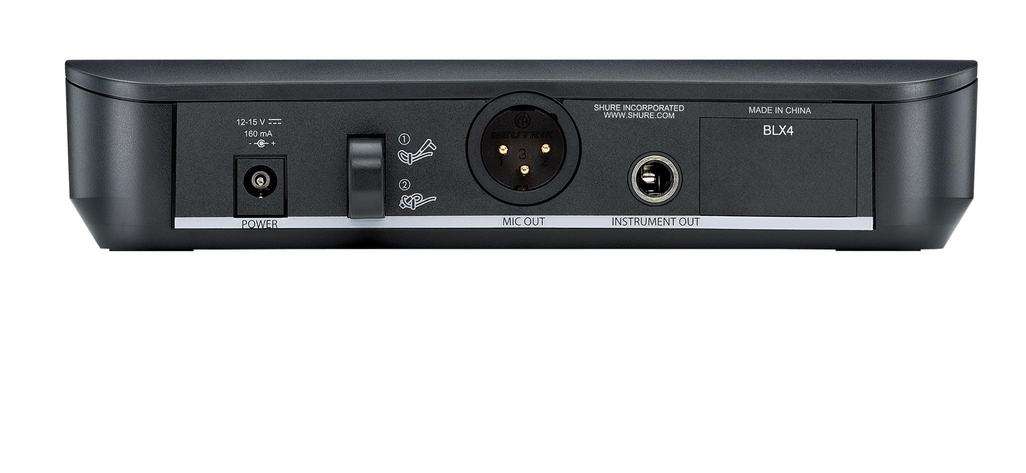 Shure BLX14/CVL UHF Wireless Microphone System - Perfect for Interviews, Presentations, Theater - 14-Hour Battery Life, 300 ft Range | Includes CVL Lavalier Mic, Single Channel Receiver | H8 Band