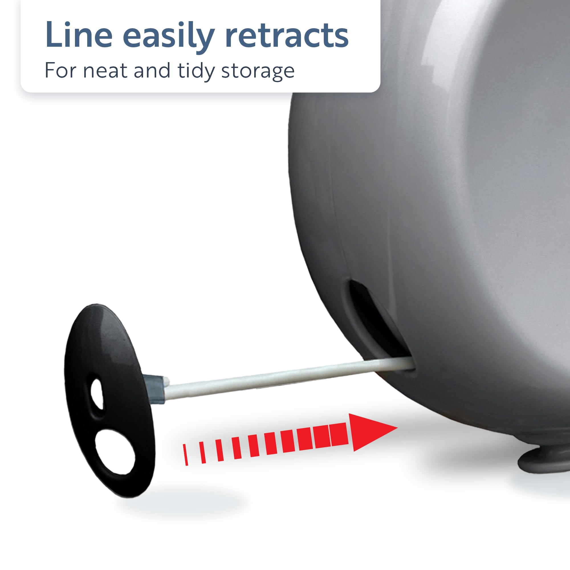 Minky Homecare Outdoor Retractable Dual Clothesline - Heavy Duty PVC Coated Line - Energy and Space Saving Removable Laundry Drying Line - 2 x 49 Feet
