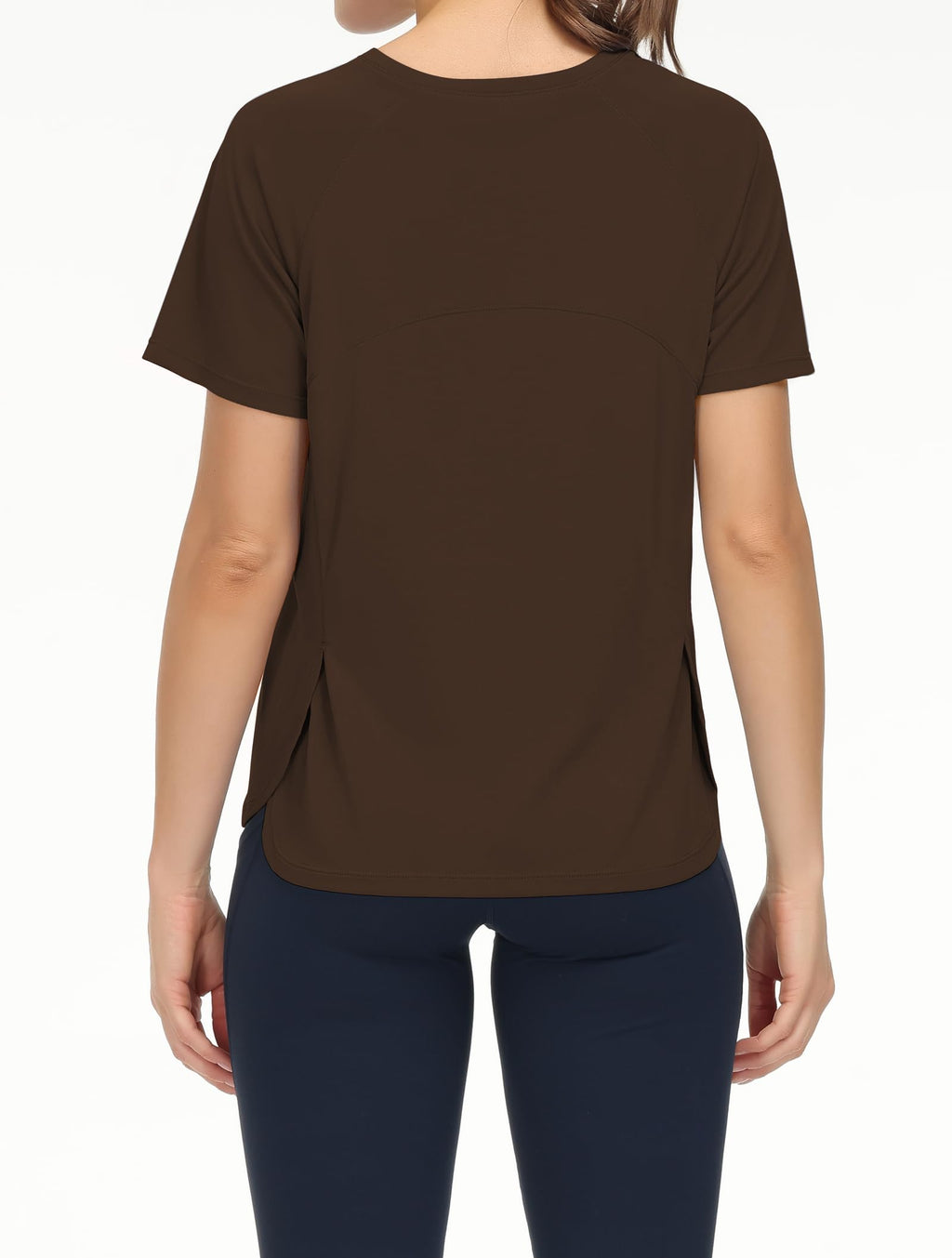 THE GYM PEOPLE Women's Short Sleeve Workout Shirts Breathable Yoga T-Shirts with Side Slits Athletic Tee Tops