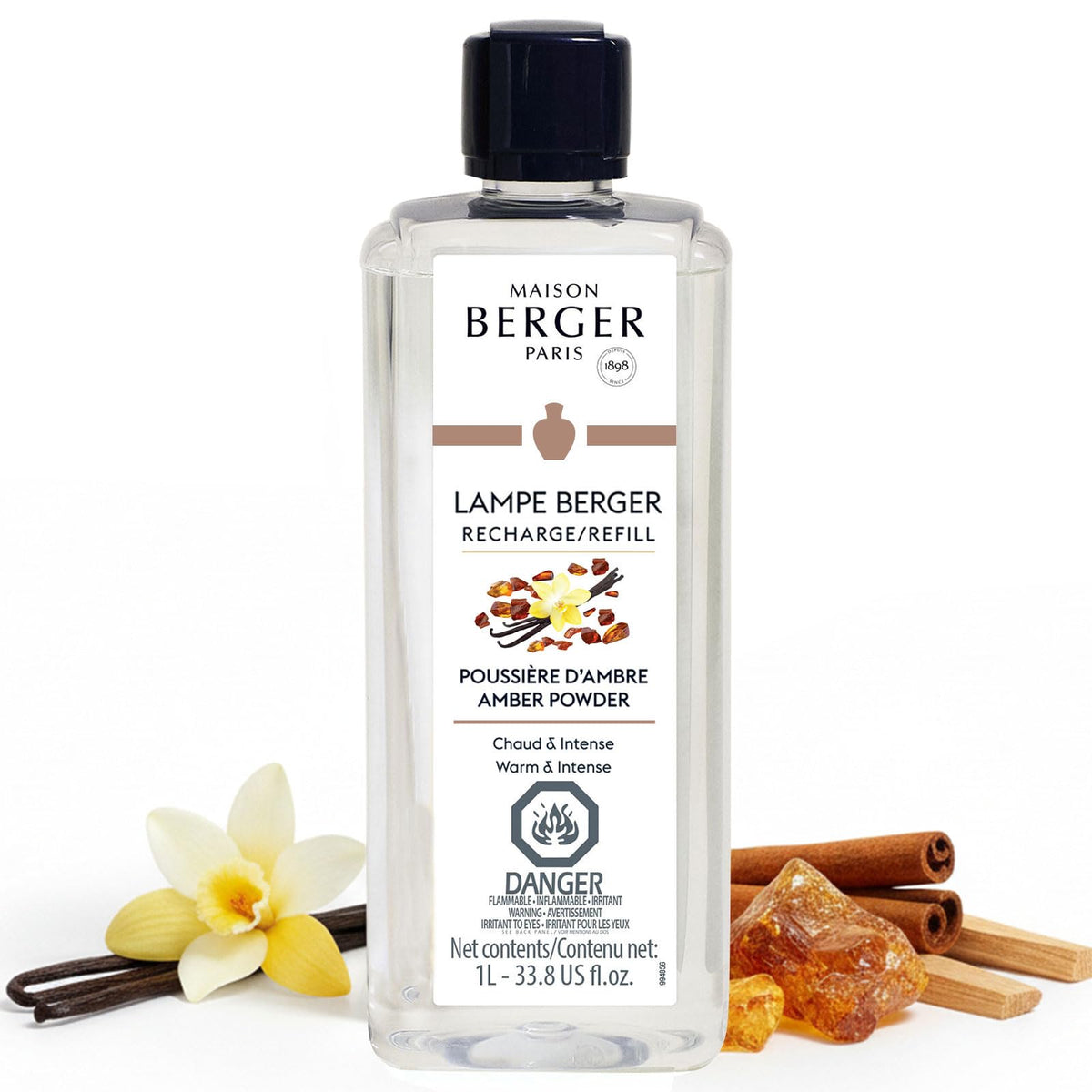 MAISON BERGER Lampe Berger Refill, 1 L, Agaves Garden | Catalytic Lamp Fragrance Refill, Helps Neutralize Odors, ~160 h Fragrance Diffusion, Made in France