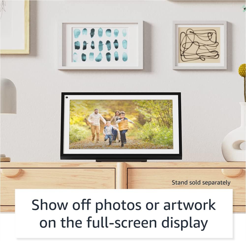 Echo Show 15 | Remote Included | with Philips Hue Smart Color Bulb