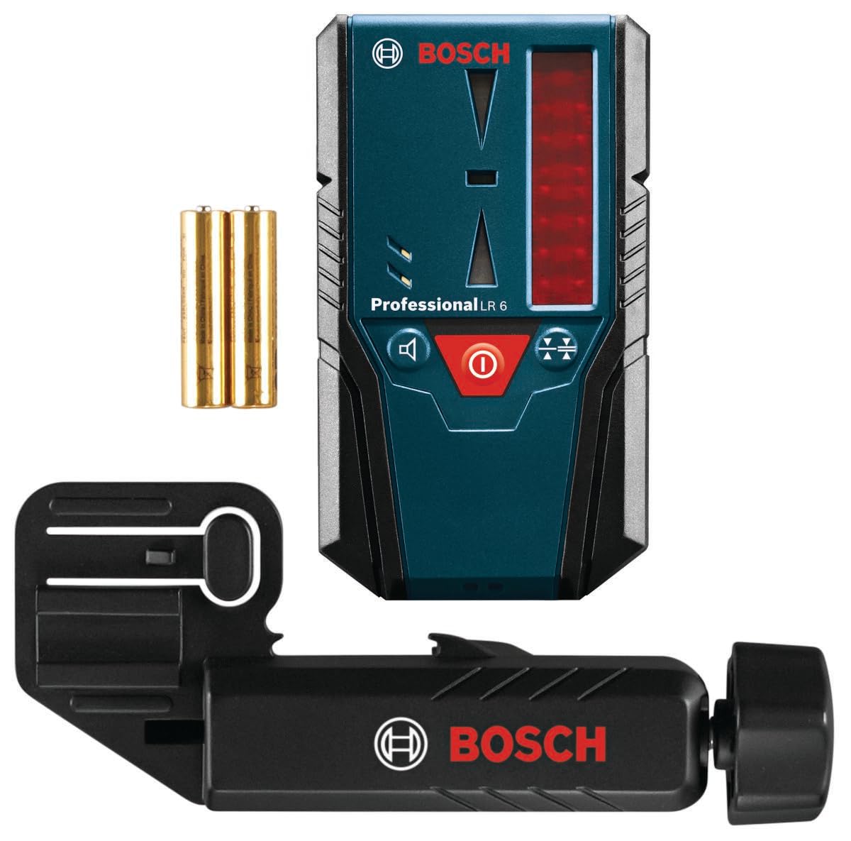 BOSCH LR1 500 Ft Green-Beam Rotary Laser Receiver, Includes Mounting Bracket & 9V Battery