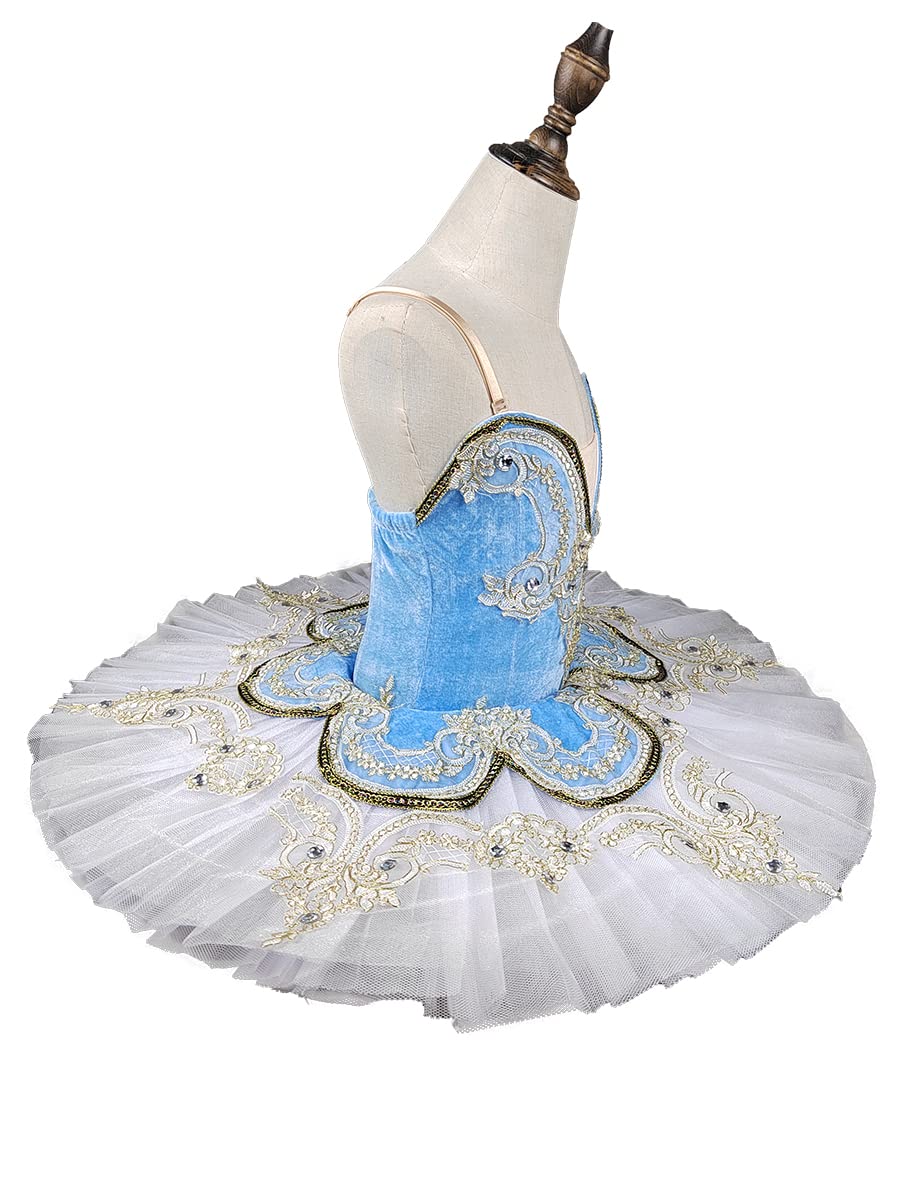 MTPLOP Swan Lake Performance Costume Ballet Dress White Sarong Competition Tutu Kids Adult Ballet Puffy Skirt