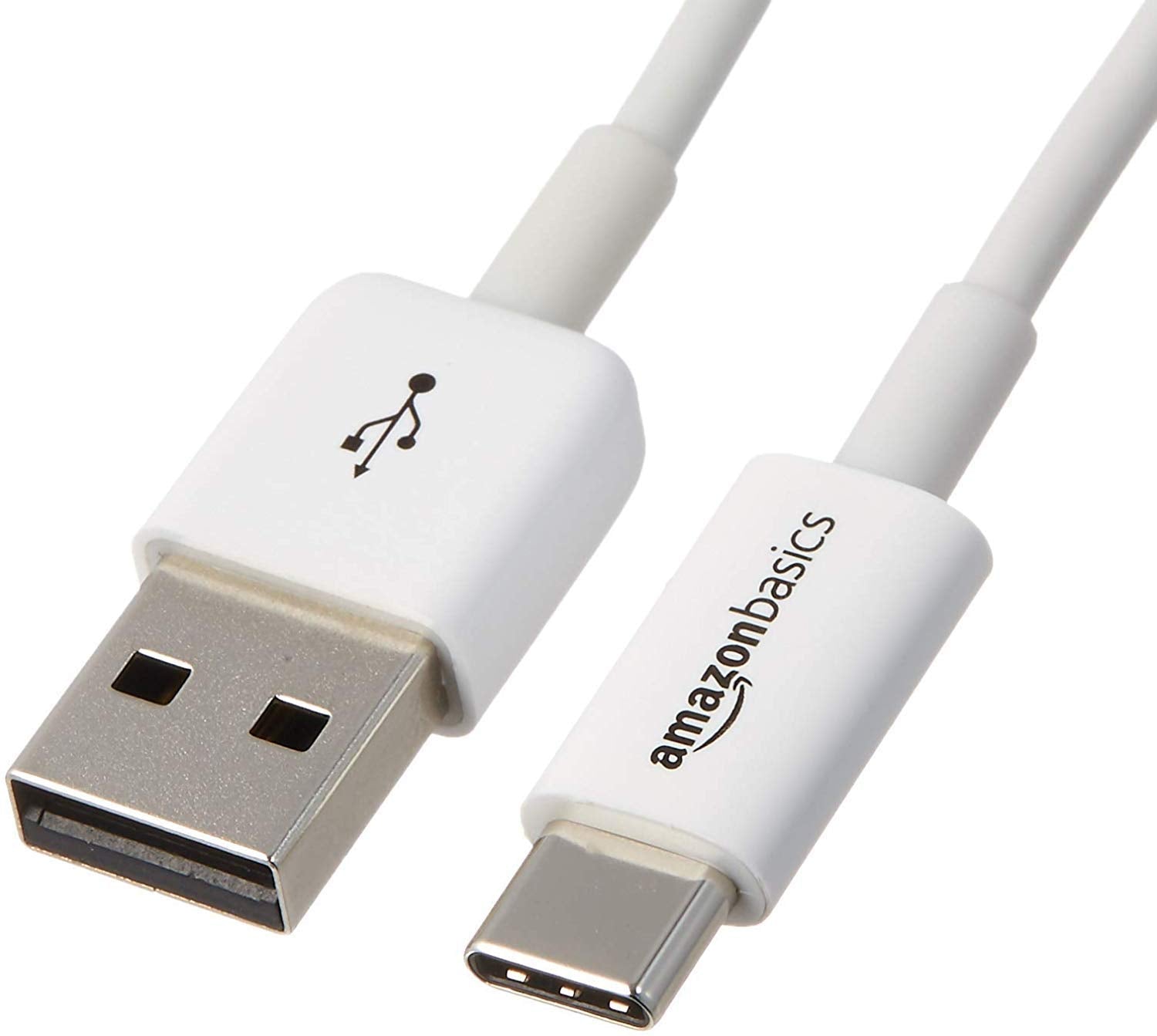 Amazon Basics USB-C to USB-A 2.0 Fast Charger Cable, 480Mbps Data Transfer Speed, USB-IF Certified, for Apple iPhone 16/15, iPad, Samsung Galaxy, Tablets, Car, 3ft, Black