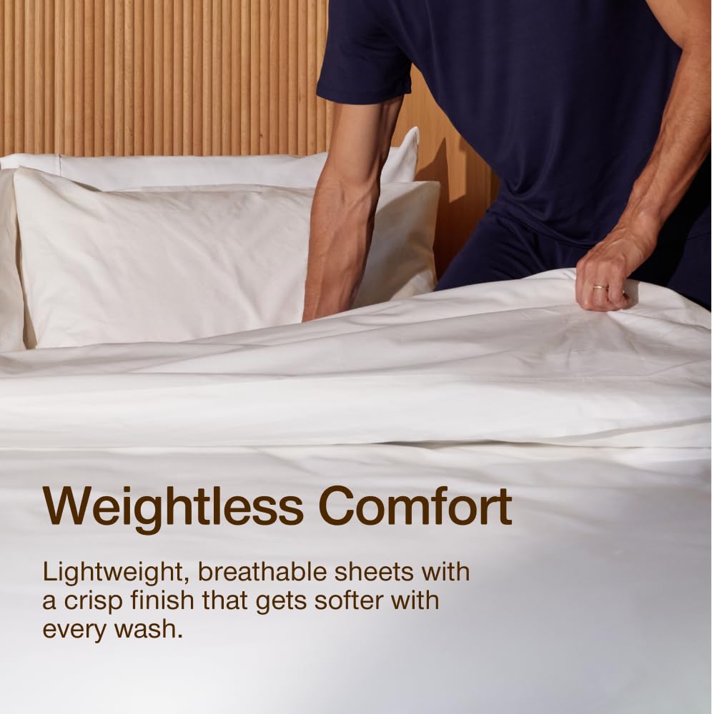 Coop Home Goods Cool+ Cooling Bed Sheets, 4 Piece Full Sheet Set, Dove Grey Breathable Cooling and Super Soft, Luxury Spa & Hotel Quality, Full Size Bed Set