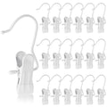 Hotop 20 Pieces Boot Hanger Clips for Closet, Laundry Hanging Hooks Heavy Duty Clips Boot Holder Portable Single Hooks Space Saving for Pants Jeans Clothes Hats Tall Towels (Black)
