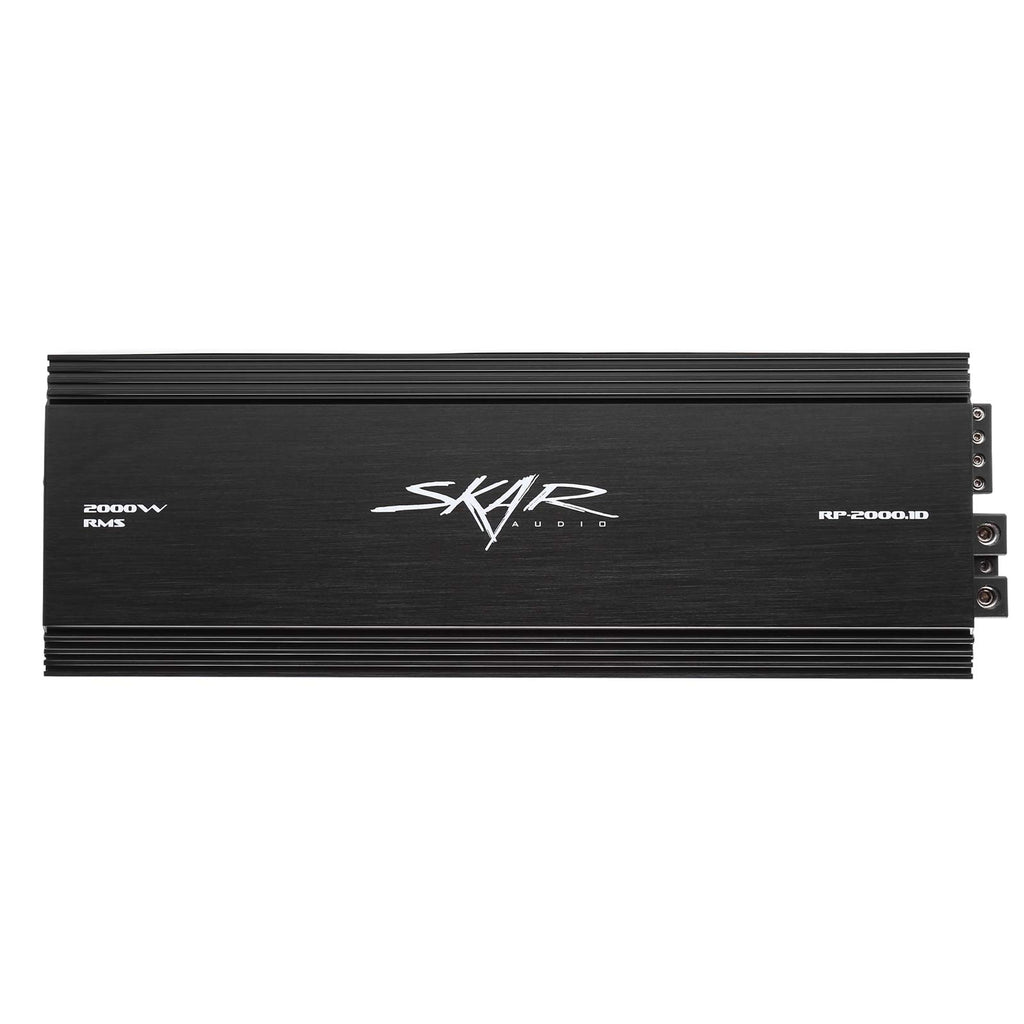 Skar Audio Single 8" Complete 1,200 Watt EVL Series Subwoofer Bass Package - Includes Loaded Enclosure with Amplifier