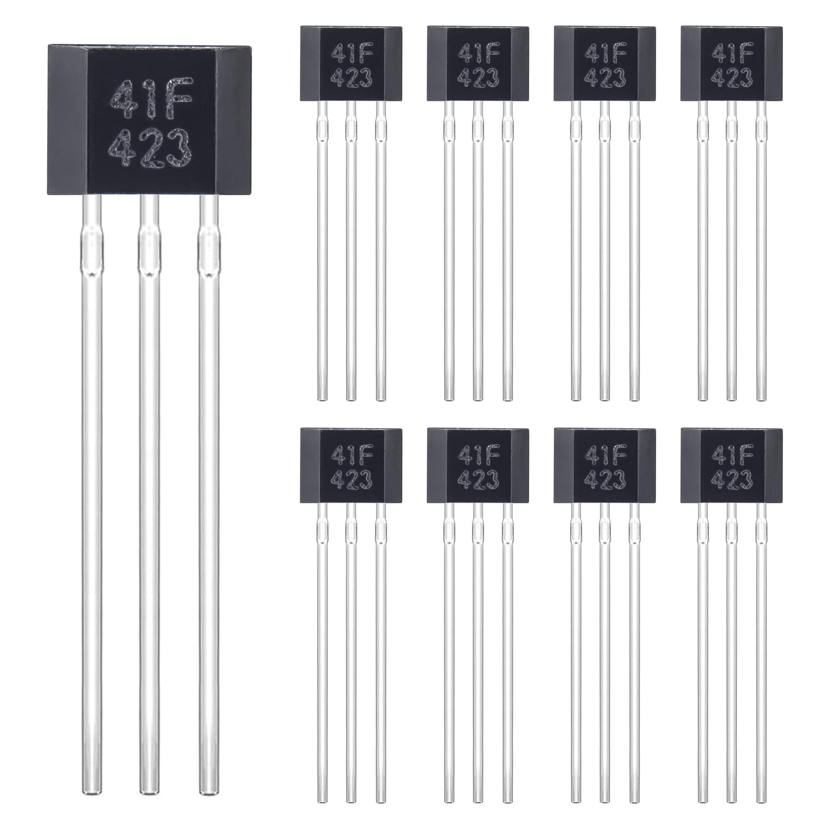 2N2222 2N2222A Amplifier Transistors NPN Silicon Transistor TO-92 60V 800mA (Pack of 200pcs)