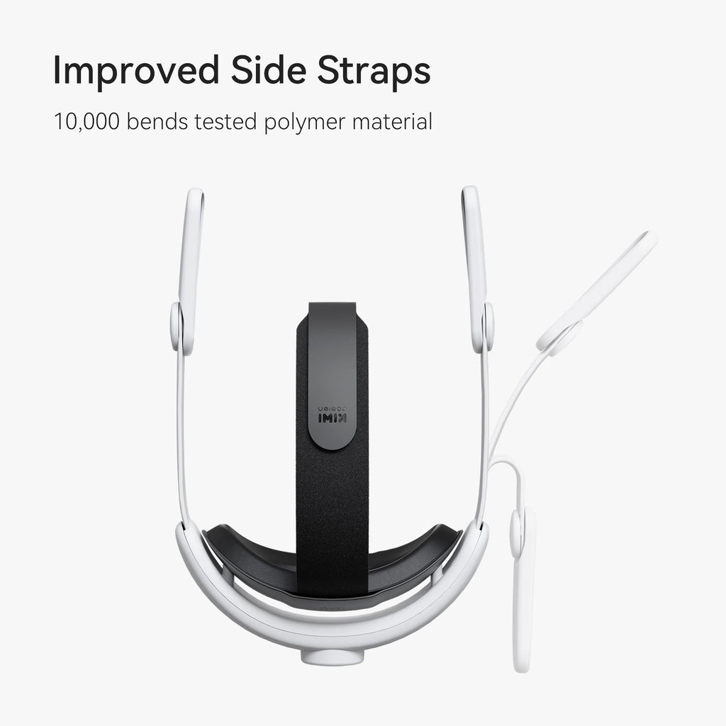 KIWI design K2 Comfort Head Strap Accessories Compatible with Oculus/Meta Quest 2, Elite Strap Replacement for Enhanced Support of VR Headset, NOT for Meta Quest 3/3S