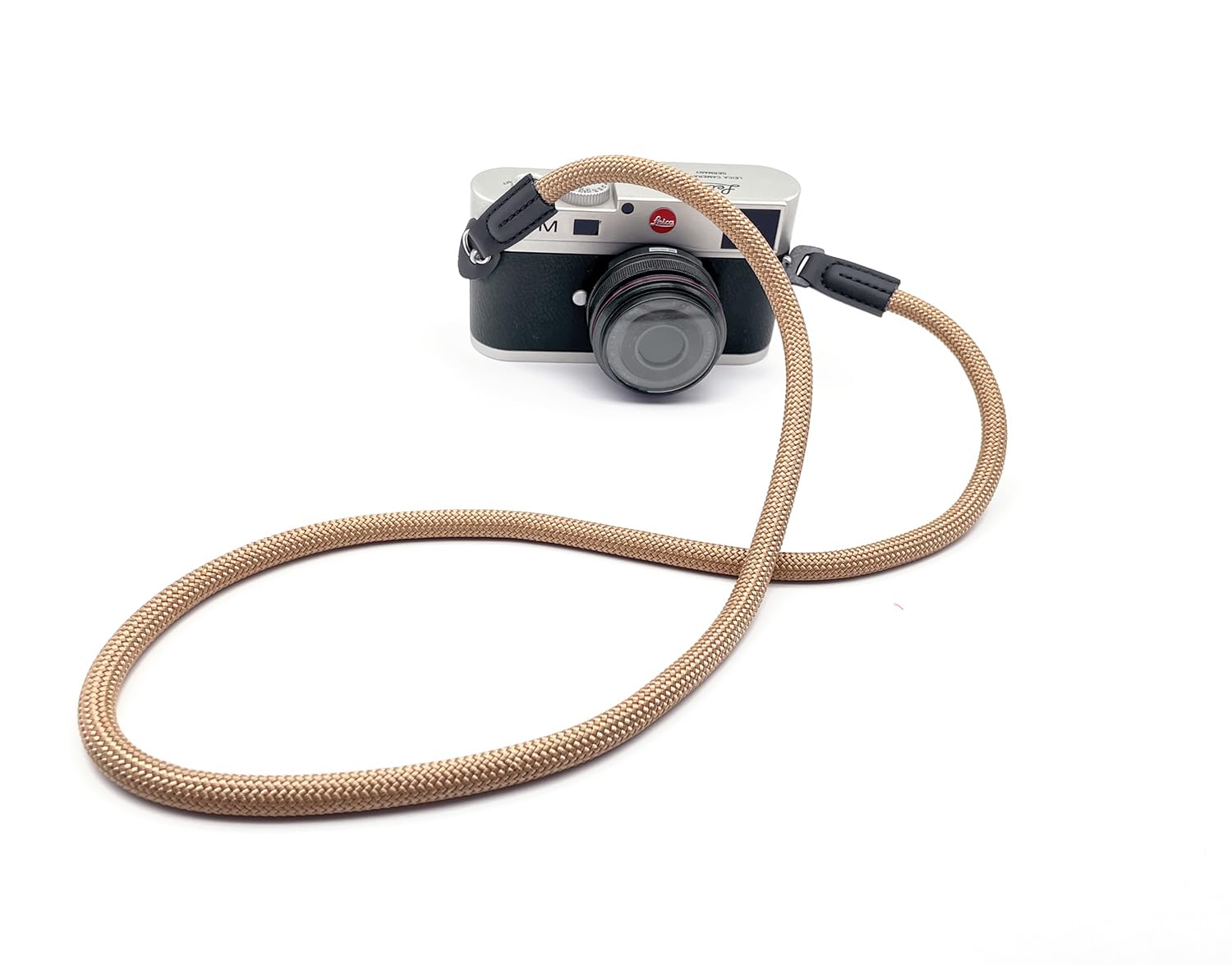 Camera Strap Vintage 100cm Nylon Climbing Rope Camera Neck Shoulder Strap for Micro Single and DSLR Camera.(Black)