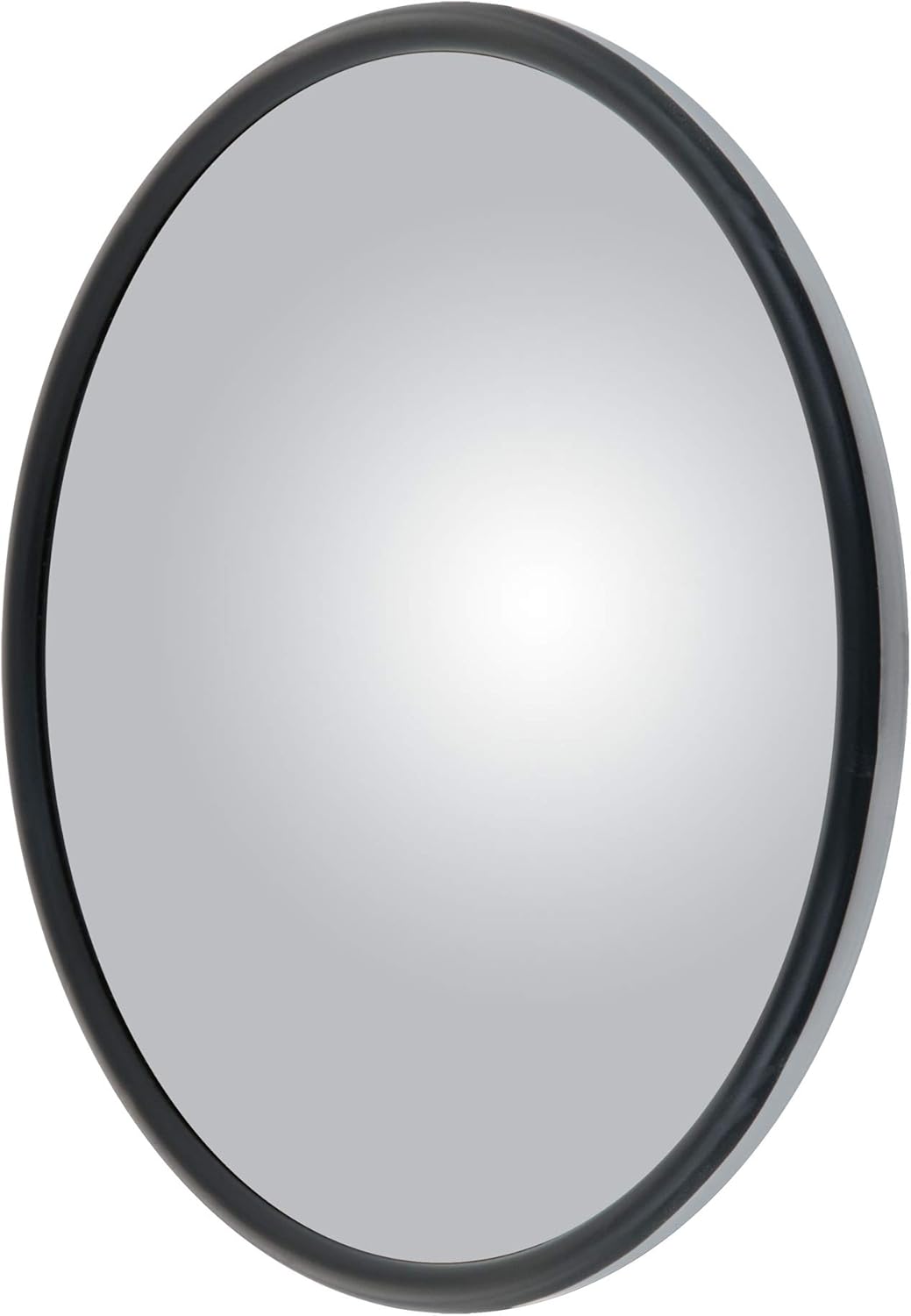 RETRAC 610673 8-Inch Stainless Steel Center-Mount Convex Mirror Head with J-Bracket, Universal Driver or Passenger Side