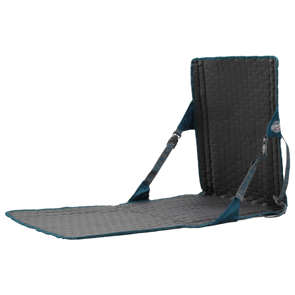 Crazy Creek HEX 2.0 PowerLounger for Day Hiking & Backpacking Trips, 250 LBS Weight Capacity, Adjustable Straps, Compact Design, Water-Resistant, Aleutian Blue/Slate