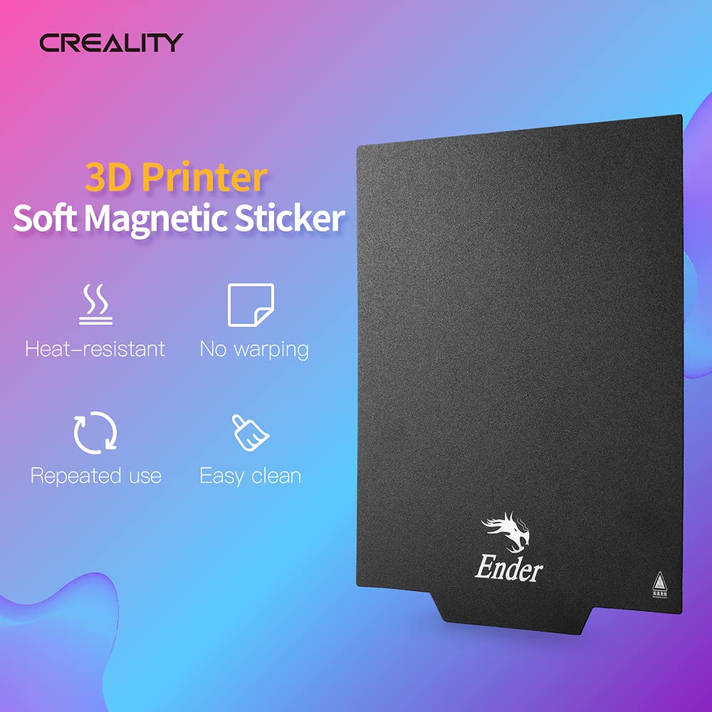 Creality Ender 3 V4 Build Plate, Original PEI Printing Plate Kit 225*250mm, Flexible Spring Steel Magnetic Platform Plate, Easy Print Removal, Heat Resistant For Creality Ender 3 V4 Combo 3D Printer