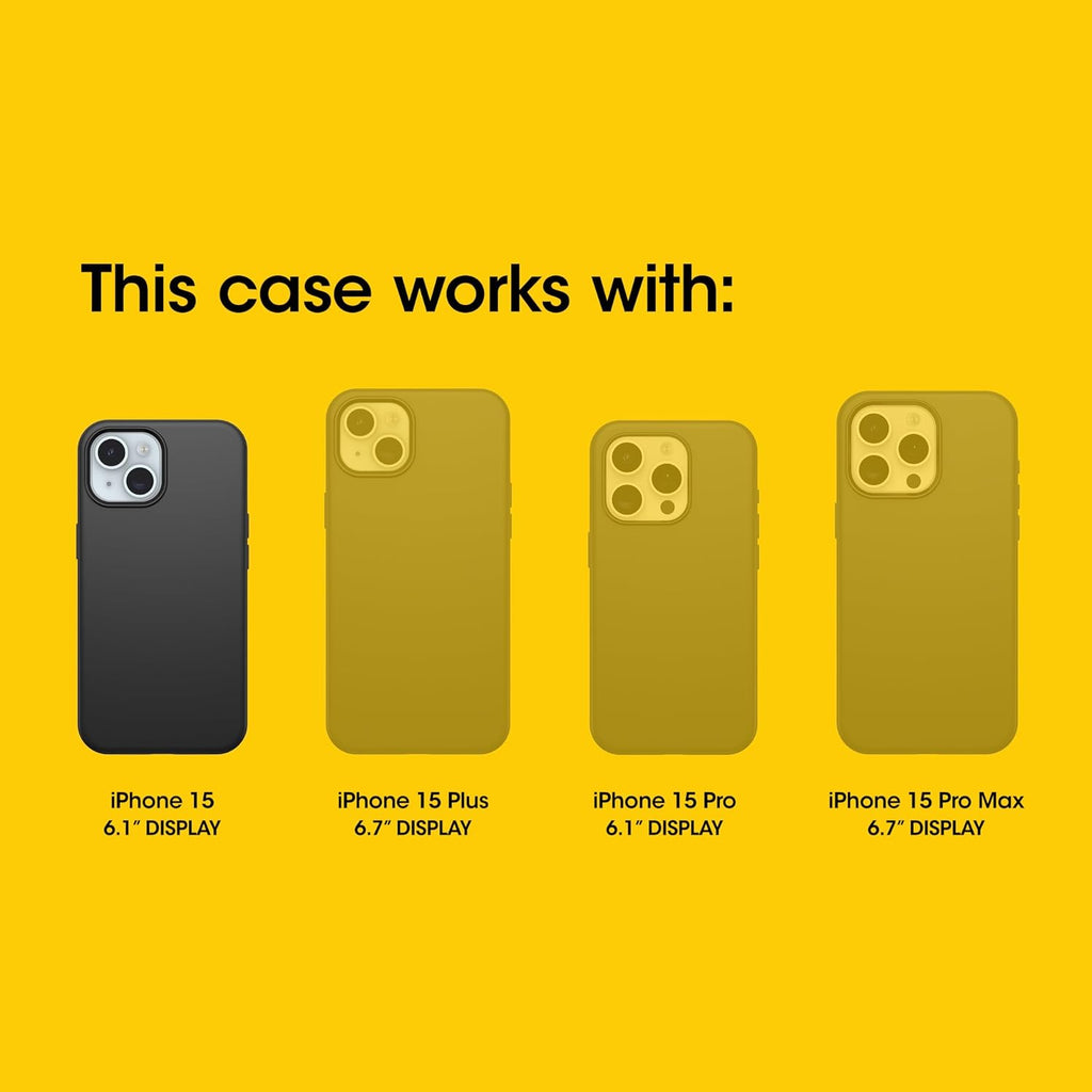 OtterBox iPhone 15, iPhone 14, and iPhone 13 Defender Series Pro Case - Black, screenless, Rugged & Durable, with Port Protection, Includes Holster Clip Kickstand