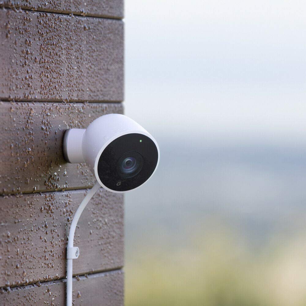 Google, NC2400ES, Nest Cam Outdoor, Security Camera, White, 2 (NEST-0157)