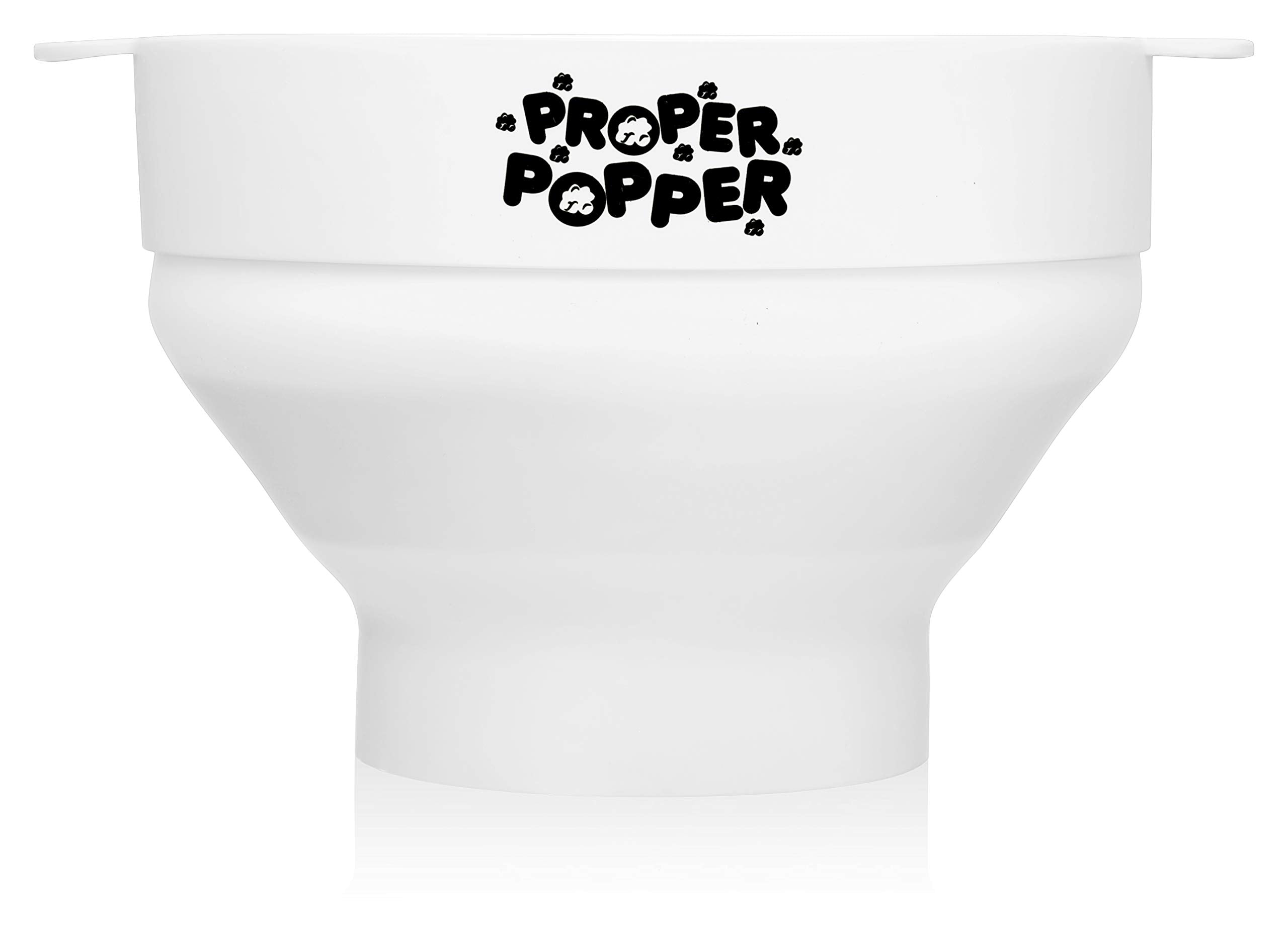 The Original Proper Popper Microwave Popcorn Popper, Silicone Popcorn Maker, Collapsible Bowl BPA Free & Dishwasher Safe - (Aqua)