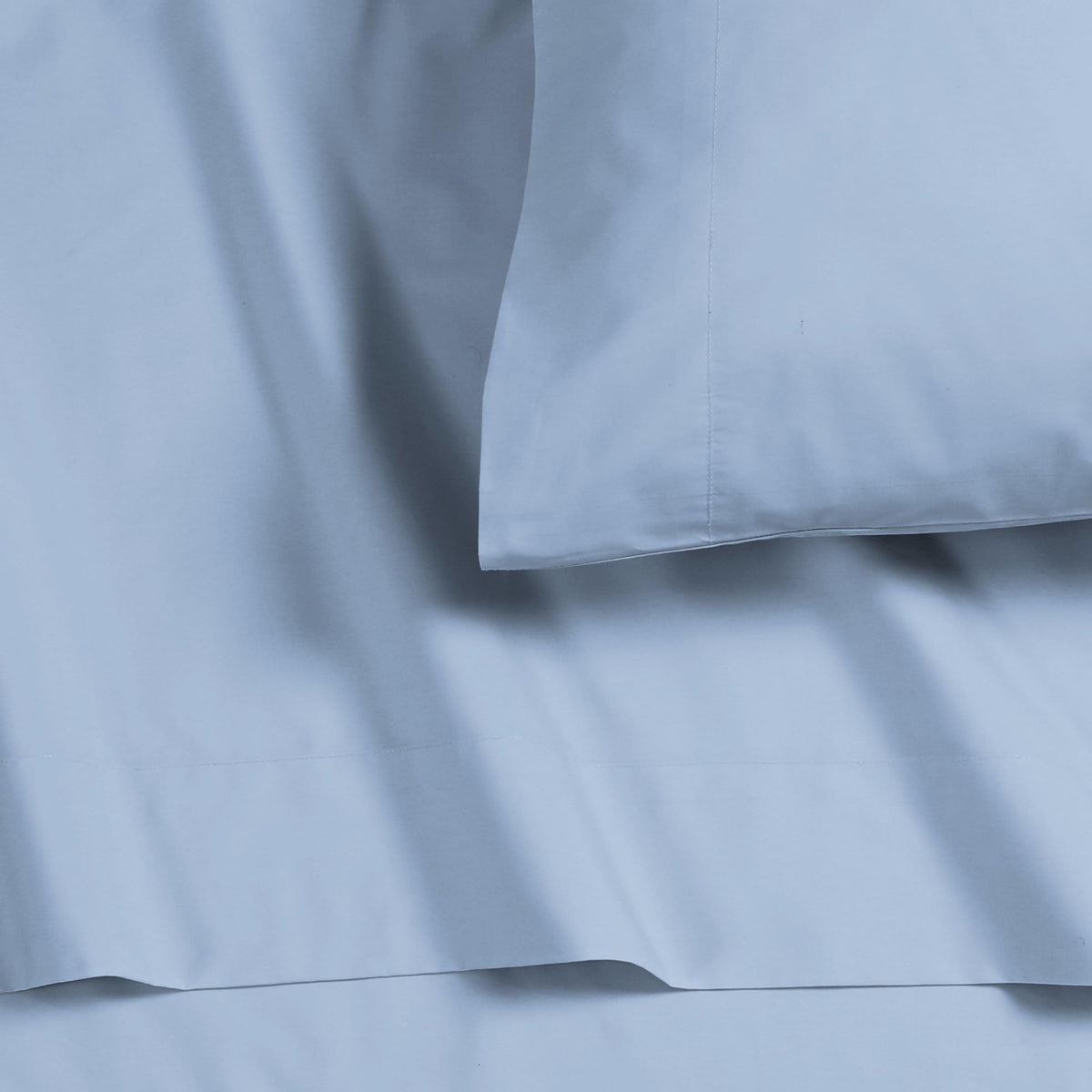 Tribeca Living 1000 Thread Count Egyptian Cotton Sheets King Size - Silky Smooth Sateen Weave for Luxurious Sleep - 22 Inch Deep Pocket 4-Piece Set in Classic Blue