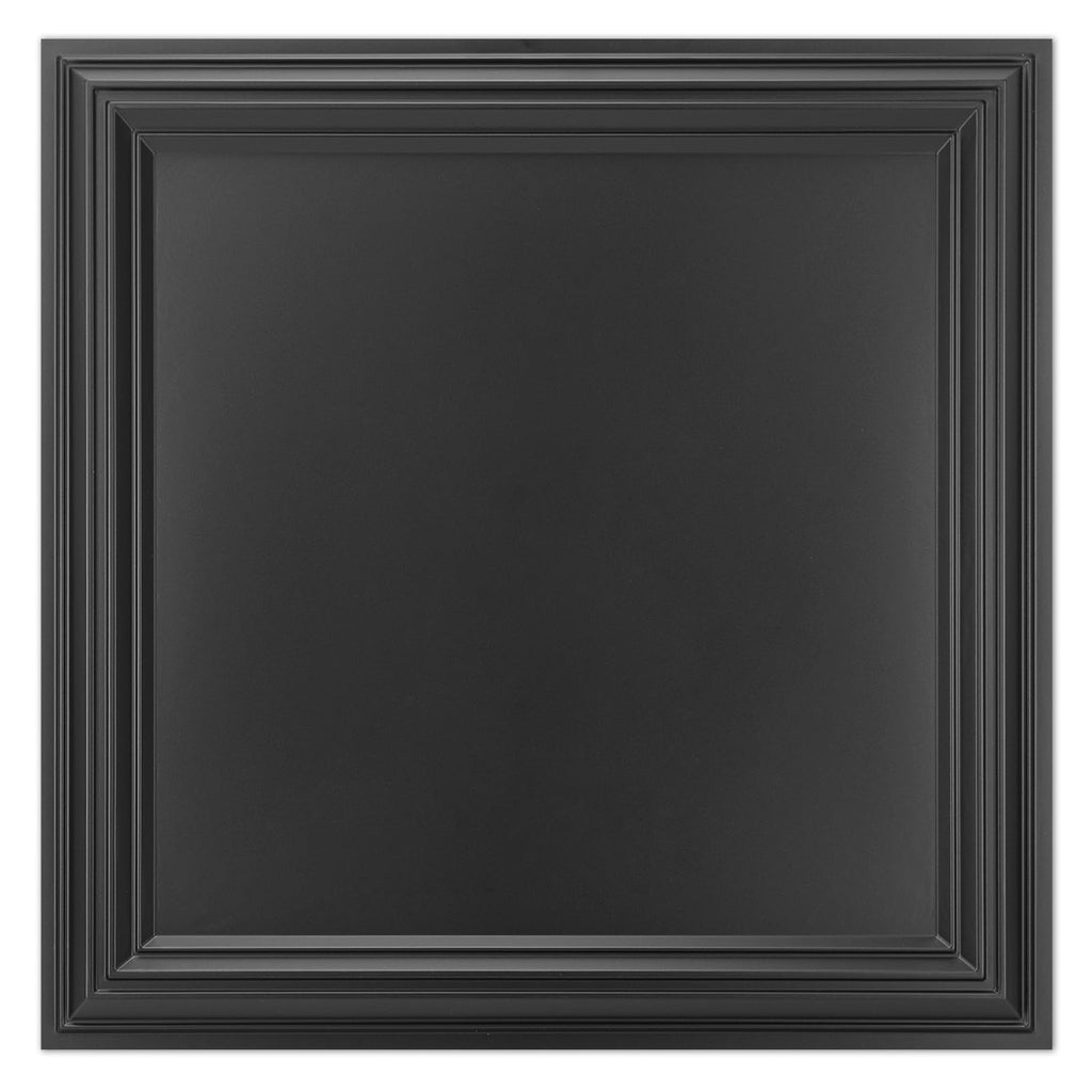 Art3d Drop Ceiling Tiles 24x24in. (12-Pack, 48 Sq.ft), Wainscoting Panels Glue Up 2ft x 2ft for Interior Décor in Living Room, Bedroom & Office, Star Black