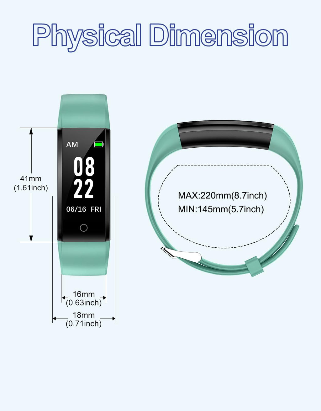 GRV Fitness Tracker Non Bluetooth Fitness Watch No App No Phone Required Waterproof Pedometer Watch with Steps Calories Counter Sleep Tracker for Men Women Parents