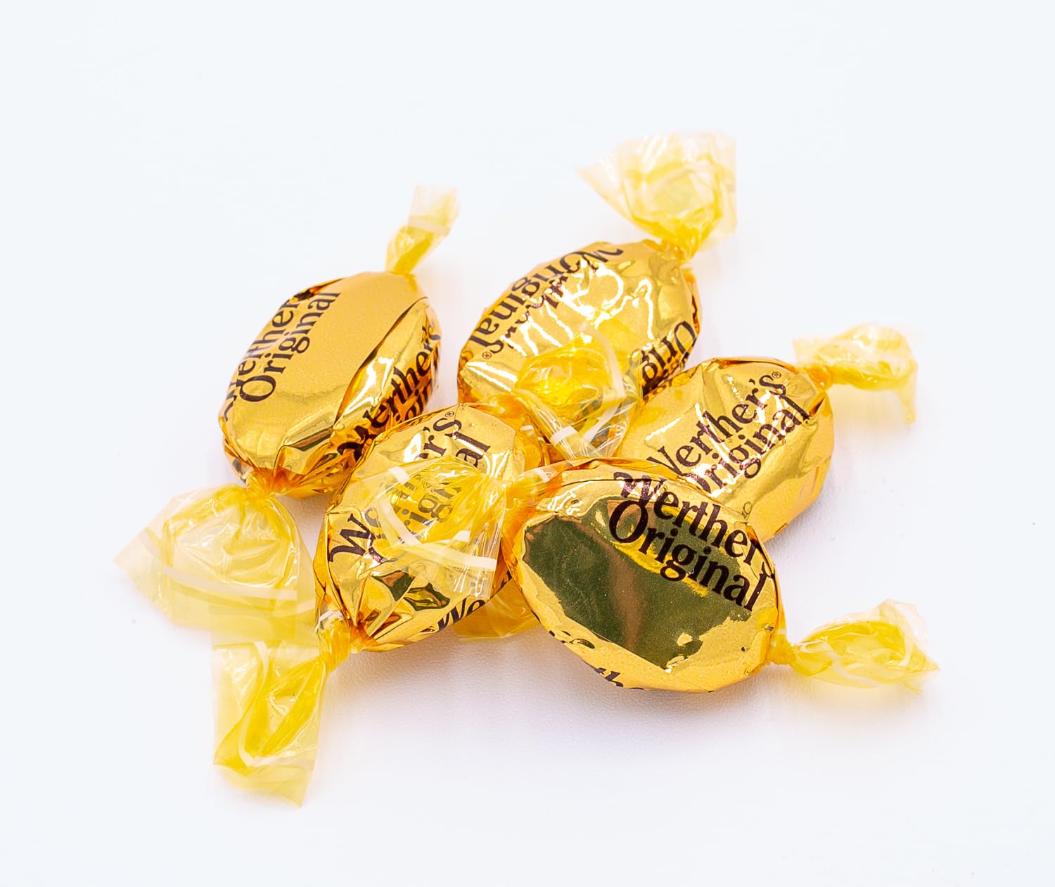 ORIGINAL Caramel Hard Candy 1 lb – Bulk Bag, Classic Cream and Caramel Flavors, Individually Wrapped (82 Pieces)
