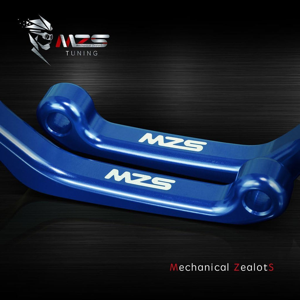 MZS Black Dirt Bike Brake Clutch Levers Pivot Adjustable CNC Compatible with YZ65 2018-2025 / YZ80 YZ85 2015-2025