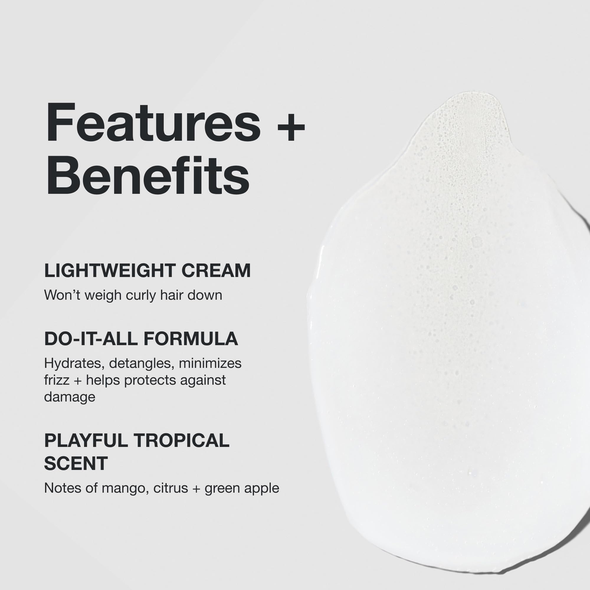 Paul Mitchell Full Circle Leave-In Cream, Frizz Control, Lightweight Hydration, For Curly + Wavy Hair