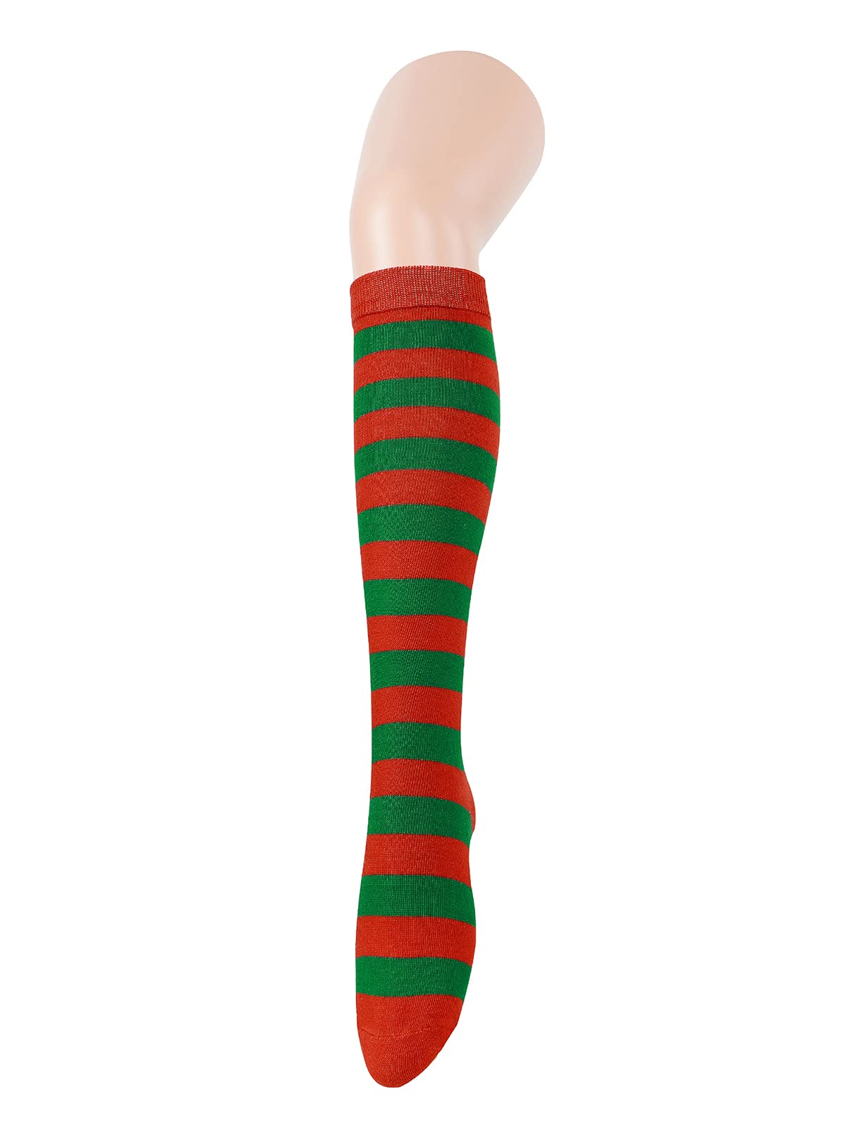 Century Star Knee High Striped Socks for Women - Long Thin Tube Sports Thigh High Socks Tall Stockings