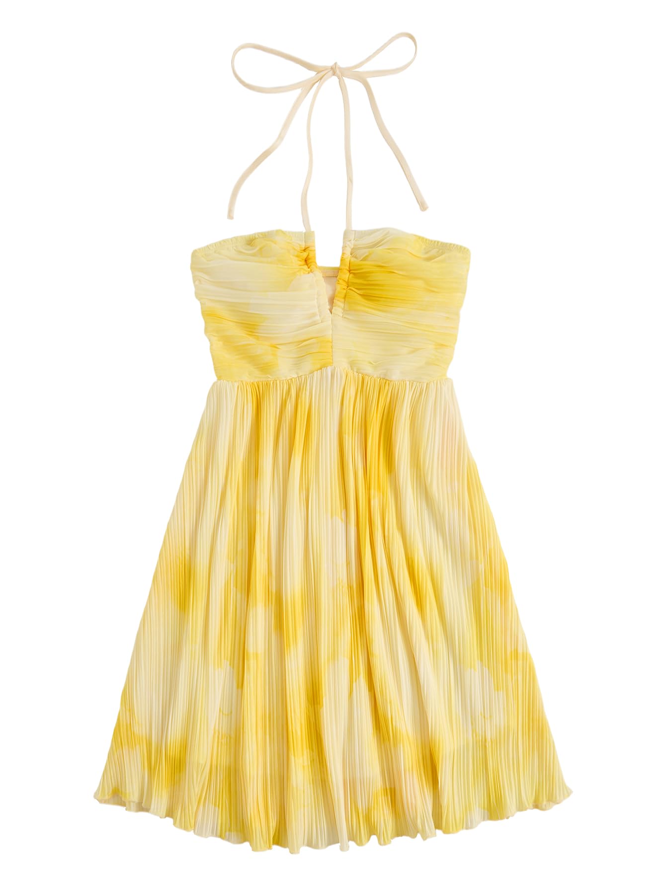 SOLY HUX Women's Tie Dye Cami Dress Halter Backless Sleeveless A Line Short Summer Dresses Sundress
