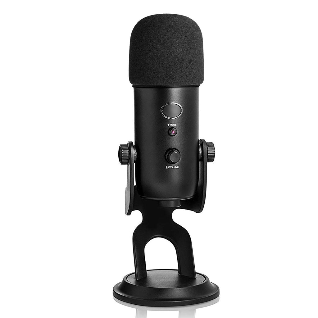 YOUSHARES 2PCS Blue Yeti Pop Filter for Blue Yeti Microphone, Yeti Foam Windscreen with Dead Cat Blue Yeti Mic Cover for Yeti Mic and Blue Yeti Pro USB Microphone