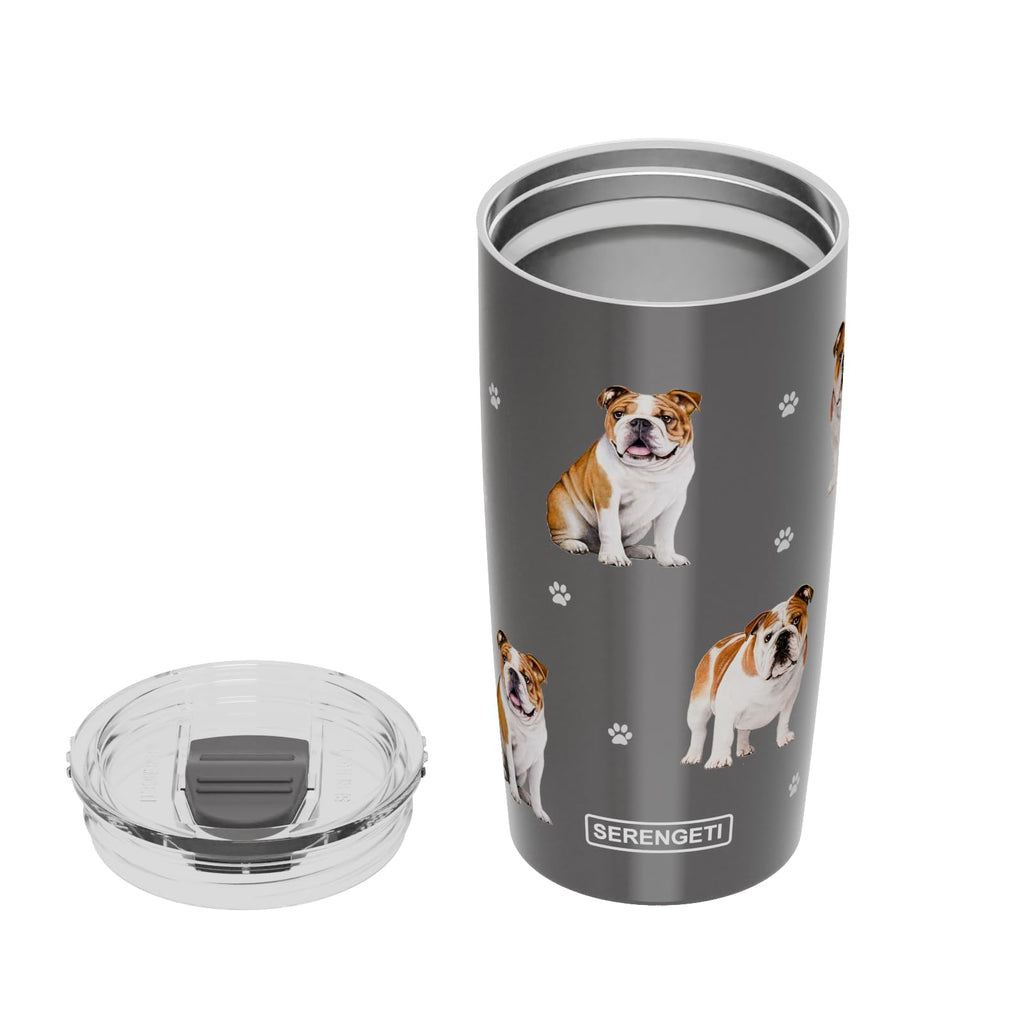 SERENGETI Australian Shepherd 20 Oz. Stainless Steel, Vacuum Insulated Tumbler with Spill Proof Lid - 3D Print - Insulated Travel mug for Hot or Cold Drinks (Australian Shepherd Tumbler)