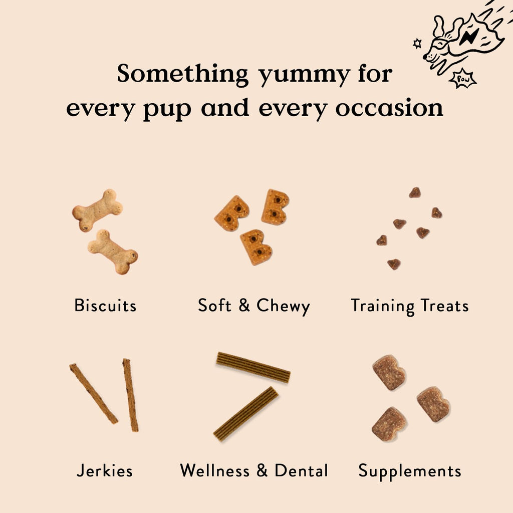 Bocce's Bakery Bac'n Nutty Soft & Chewy Dog Treats, Wheat-Free PB & Bacon Flavored All Natural Limited Ingredient Oven Baked Cookies for Dogs, 6 oz Bag