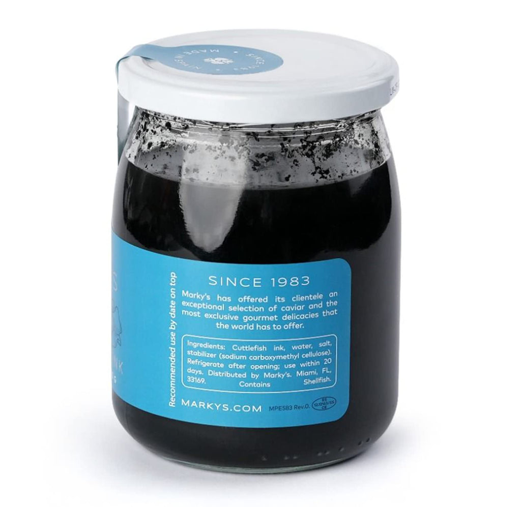Marky's Cuttlefish Squid Ink Imported from Spain - 17.6 oz / 500 g - Food Coloring Tinta Calamari Squid Ink Pasta