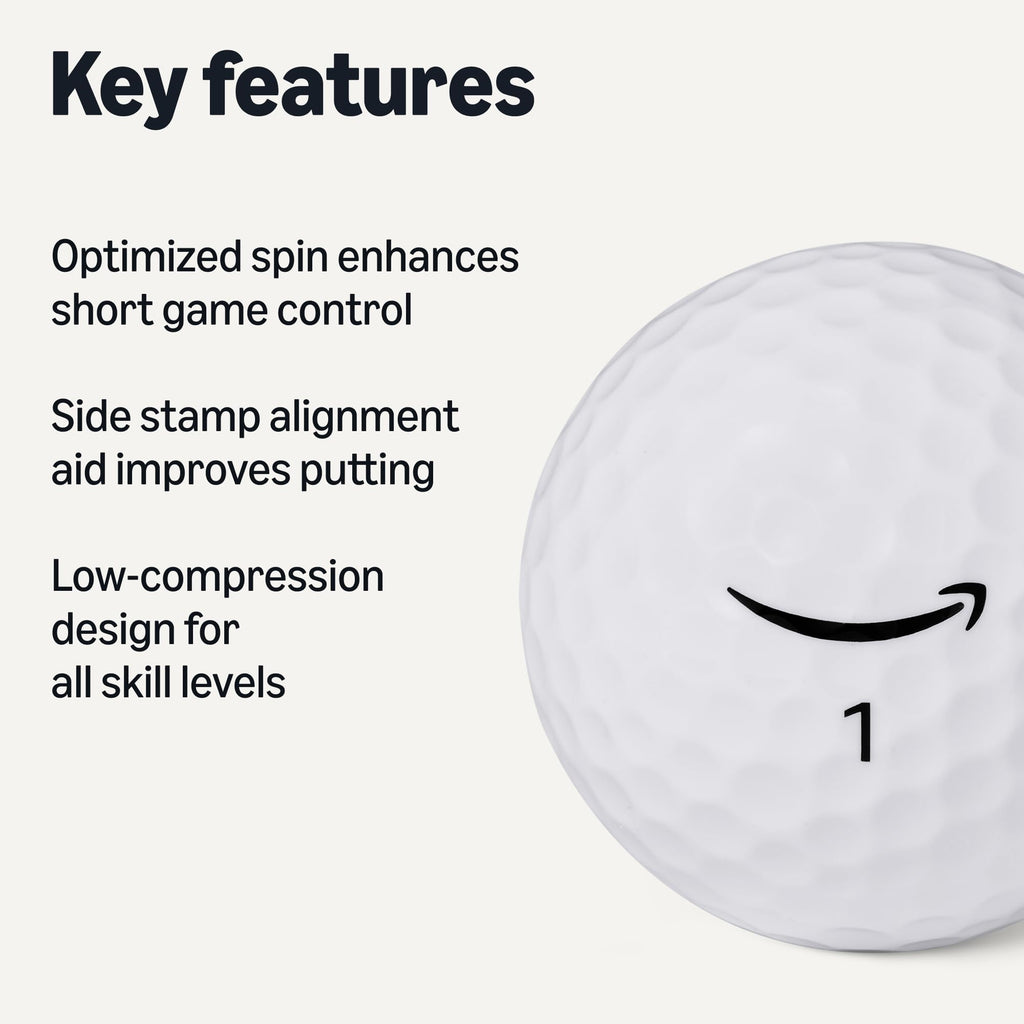 Amazon Basics Core Soft Golf Balls