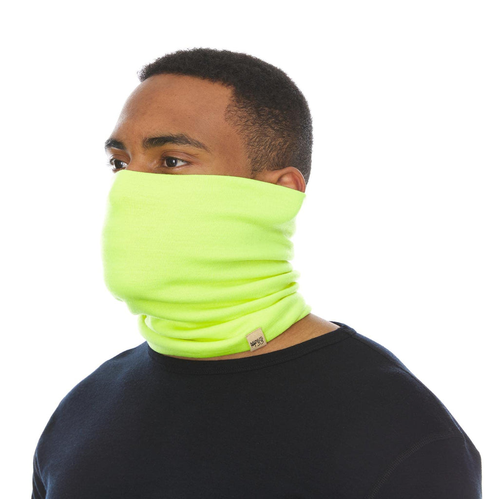 100% Merino Wool - Midweight Neck Gaiter - Skiing Neck Warmer - Winter Face Mask - Multipurpose Headwear