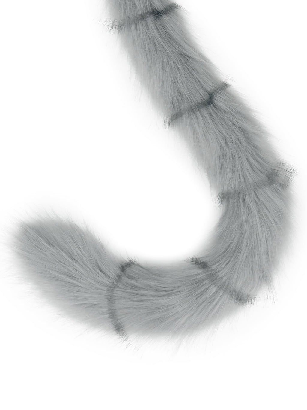 QinRuan Animal Cosplay Costume Accessories Furry Faux Fur Cat Ears Headband and Fox Tail Set Halloween Accessory