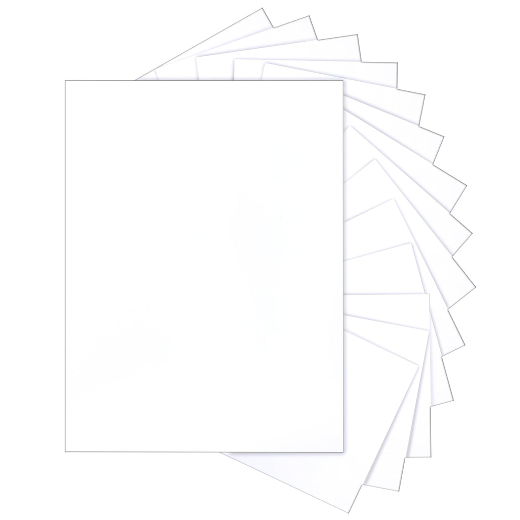 Silunkia 28 Sheets Black Cardstock 8.5 x 11 for Halloween, 250gsm/92lb Heavyweight Black Paper Card Stock for DIY Cards, Scrapbooking, Greeting Cards, Invitations, Party