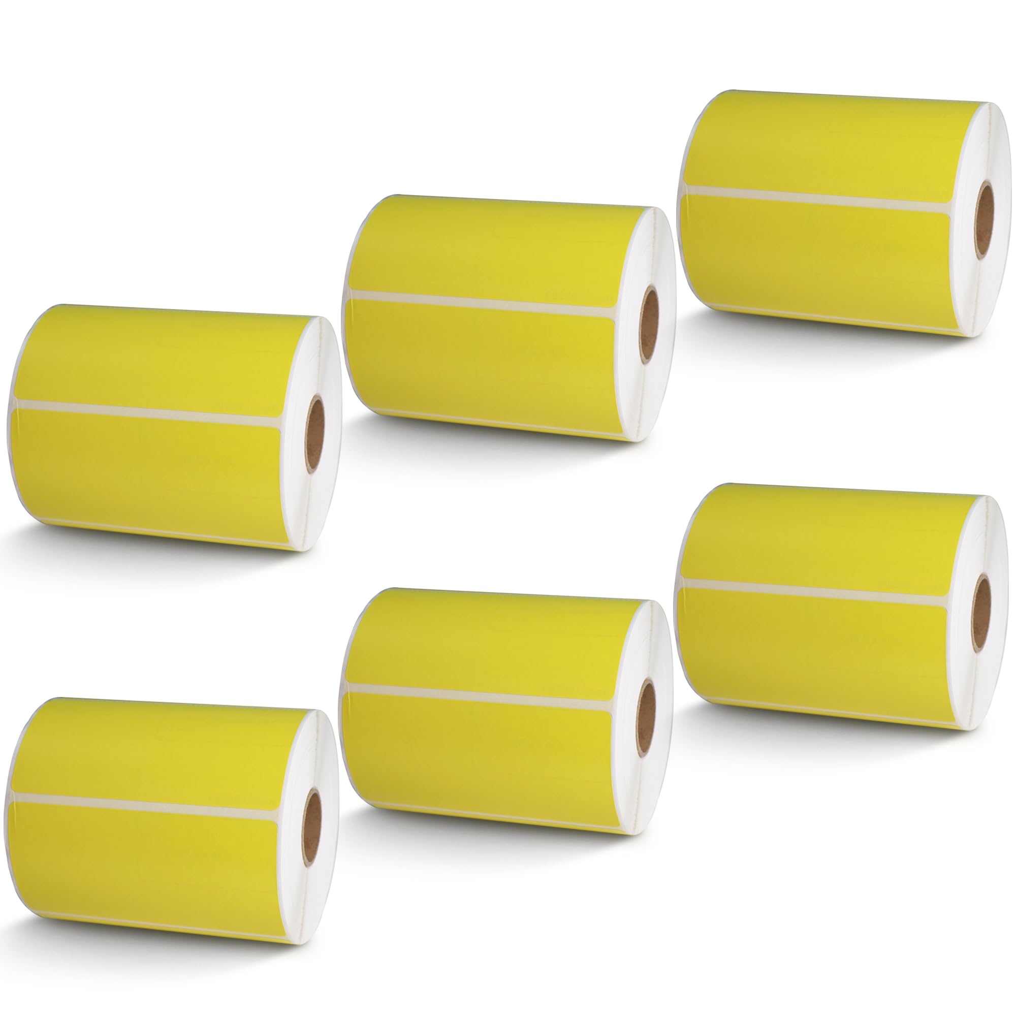 BETCKEY - 1" x 0.5" Small Labels Compatible with Zebra & Rollo Label Printer, Premium Adhesive & Perforated[Light Blue, 6 Rolls, 14580 Labels]