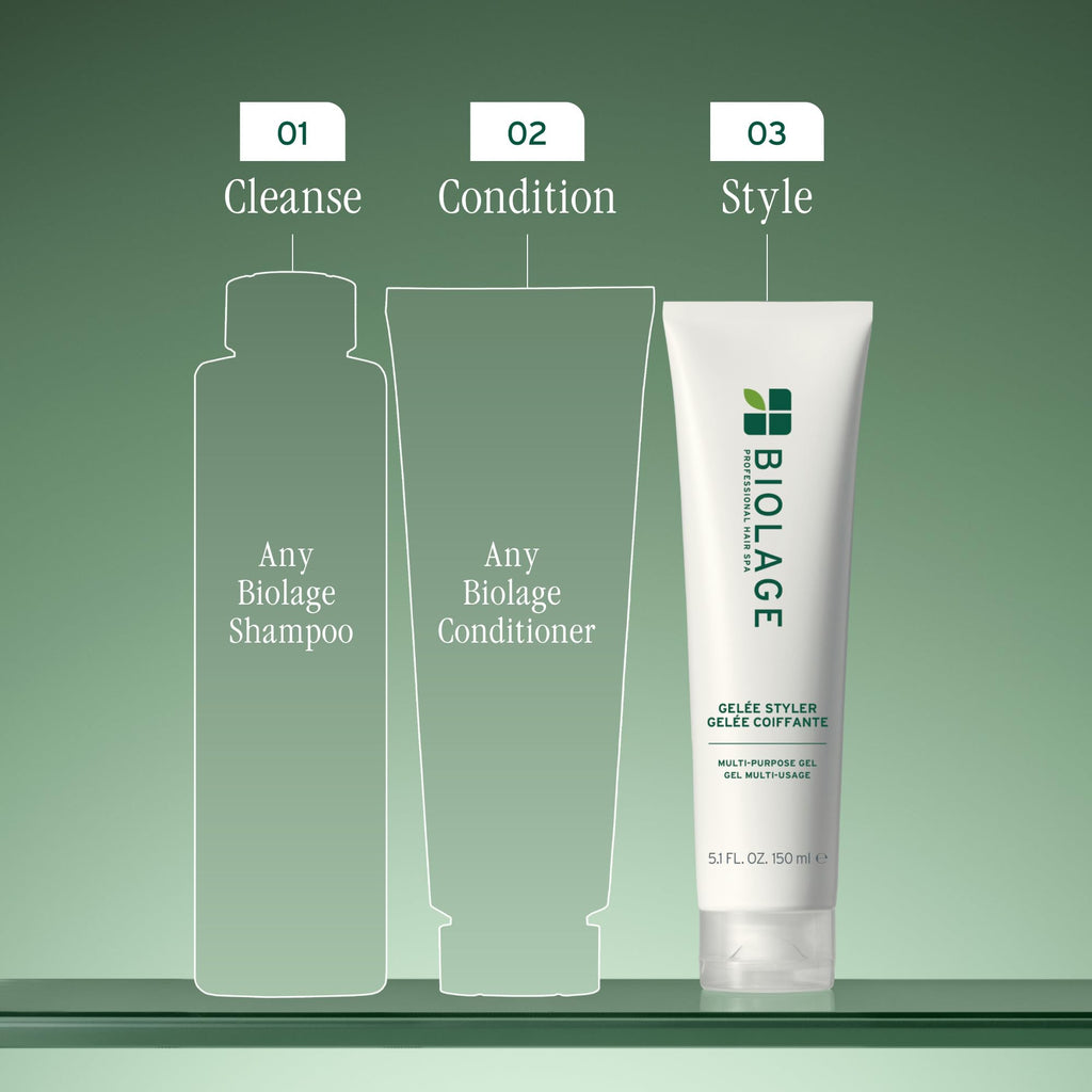Biolage Styling Gelée - Medium Hold, Adds Shine & Controls Frizz, Gel Styler, For All Hair Types, Vegan & Cruelty-Free