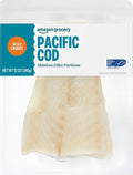 Amazon Grocery, Wild Caught Pacific Cod, Skinless Fillet Portions, 12 Oz (Previously Frozen, Packaging May Vary)