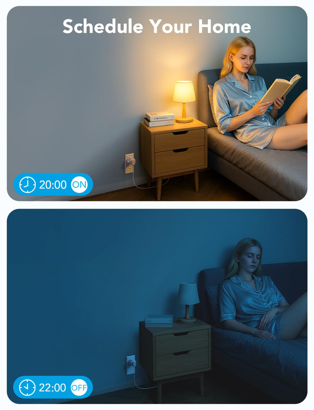Govee Smart Plug, WiFi Outlet Compatible with Alexa and Google Assistant, Mini Smart Home Plugs with Timer Fuction & Group Controller, No Hub Required, ETL & FCC Certified, 2.4G WiFi Only (1 Pack)