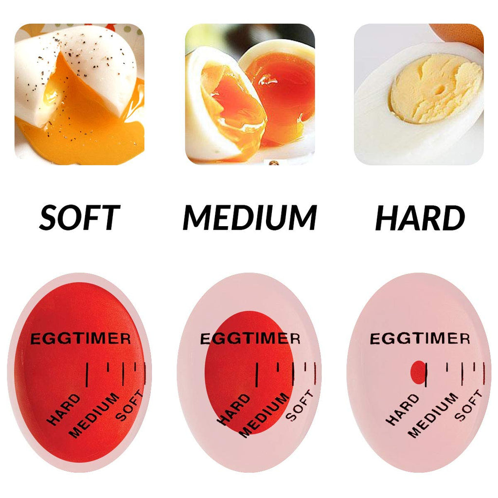 Lasubst Egg Timer for Boiling Eggs that Changes Color When Done, Blue