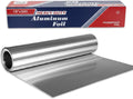 18" x 500' Heavy Duty Commercial Grade Food Safe Aluminum Foil Roll - Durable and Tear Resistant for Cooking, Grilling, and Roasting - Ideal for Restaurants, Catering, and Professional Kitchens
