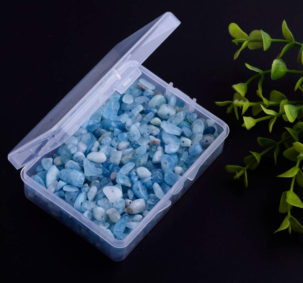 Chip Stone Beads Turquoise 5-8mm About 400 Pieces Irregular Gemstones Healing Crystal Loose Rocks Bead Hole Drilled DIY for Bracelet Jewelry Making Crafting (5-8mm, Turquoise)