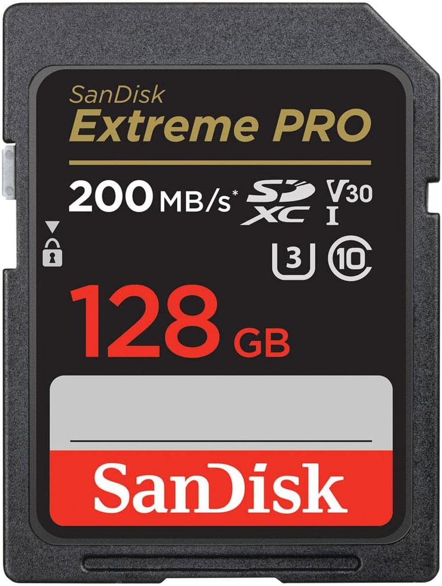 Sandisk SDSDXXD-128G-ANCIN 128gb Extreme Pro Sd Flsh 200/140mb/s Rw C10 Uhs U3