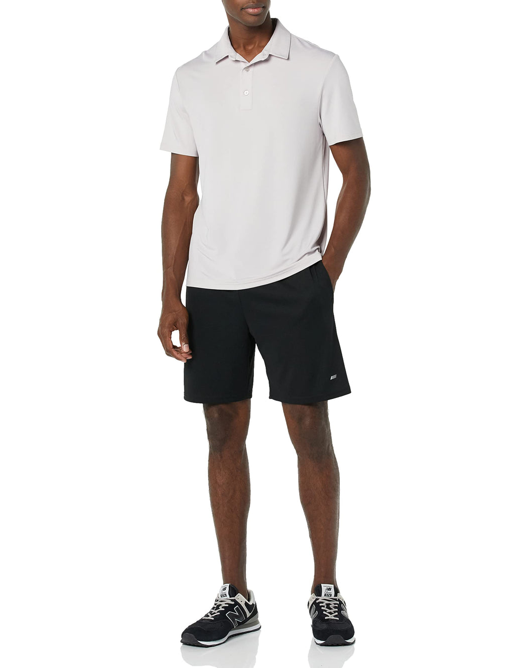 Amazon Essentials Men's Slim-Fit Quick-Dry Moisture Wicking Tech Stretch Short Sleeve Lightweight Golf Polo Shirt