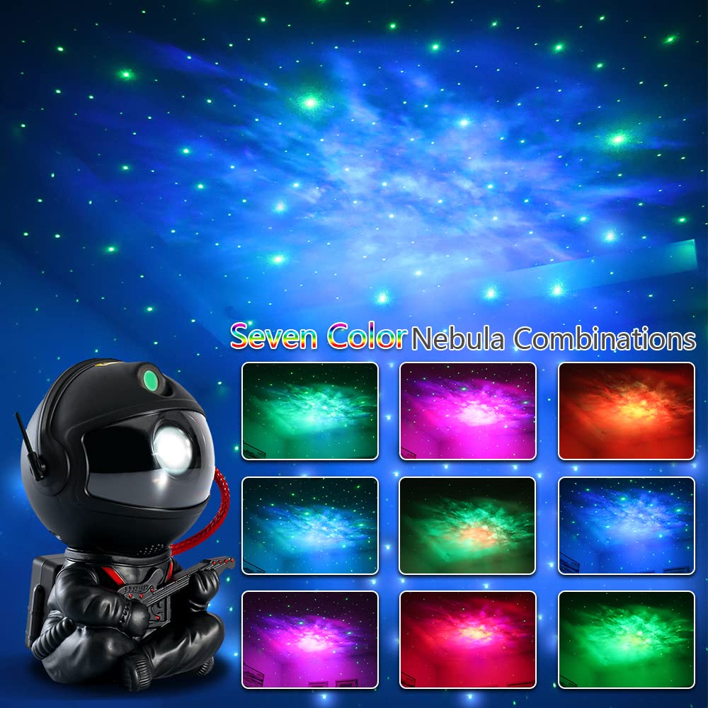 SHJQJJLBCQ Galaxy Projector, Astronaut Star Projector, Kids Night Light for Bedroom, Adult Playroom,Ceiling, Room Decoration