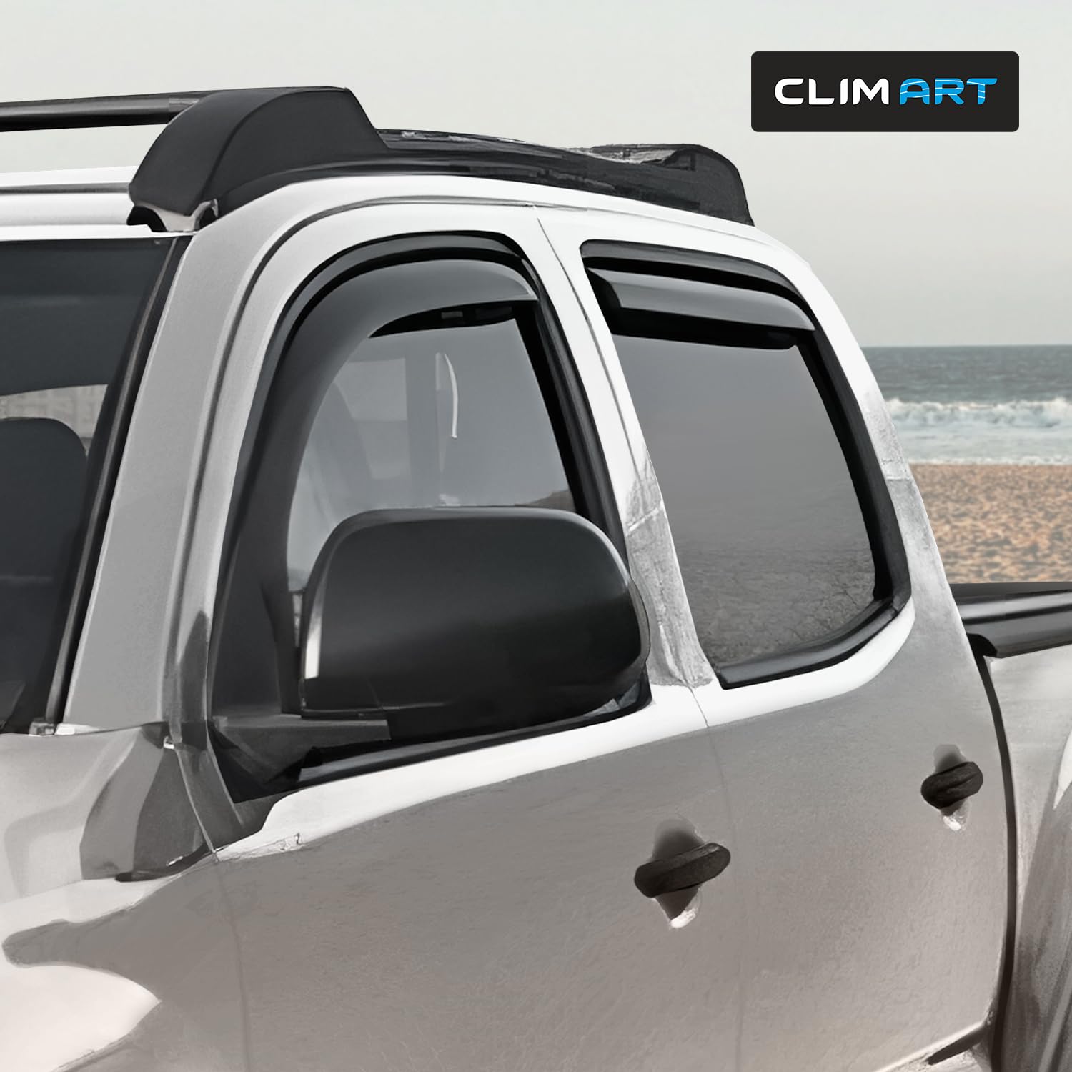 CLIM ART in-Channel Incredibly Durable Rain Guards for Honda Accord 2013-2017 Sedan, Original Window Deflectors, Vent Window Visors, Vent Deflector, 4 pcs. - 613274